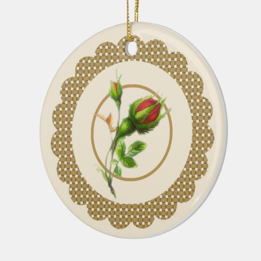 Ornement Rose de chou (Gauche)