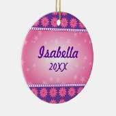 Ornement rose de photo de fille de marguerite (Droite)