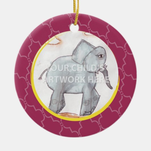 Ornement rose de trellis (Devant)