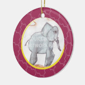 Ornement rose de trellis (Gauche)