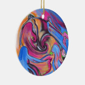 Ornement rose de vacances de Lovelies de lune (Droite)