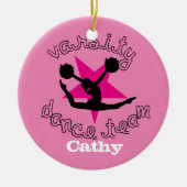 ornement rose d'équipe de danse de Customizeable (Devant)