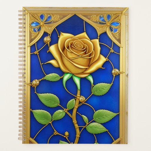 Ornement Rose Dorée Artwork (Devant)