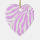 Ornement rose et blanc de coeur d'impression de (Droite)