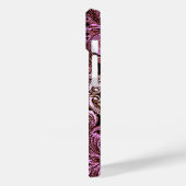 Ornement rose Goth avec coque iphone crâne (Verso / Gauche)