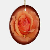 Ornement Rose orange Décoration Rose personnalisée (Droite)