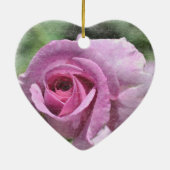 Ornement rose peint de coeur (Dos)