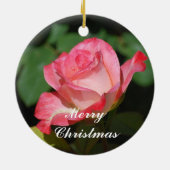 Ornement rose rouge et jaune de grand-mère et de (Dos)