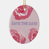 Ornement Roses Enregistrer la date (Droite)