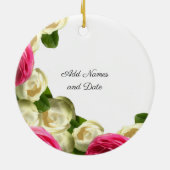 Ornement Roses Joyeux Anniversaire (Dos)