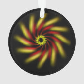 Ornement - Roue sur noir (dos)