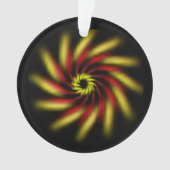 Ornement - Roue sur noir (devant)