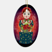 Ornement russe de Noël de poupée - "Sophia " (Droite)