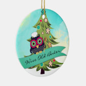 ornement sage de Noël d'arbre de biscuit de (Droite)