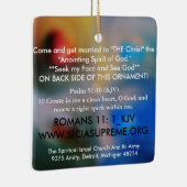 ORNEMENT SAINT - BÉNI ET APPROUVÉ PAR UN DIEU (Droite)