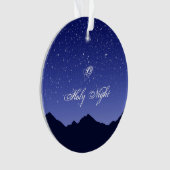 Ornement saint d'acrylique de nuit d'O (devant)