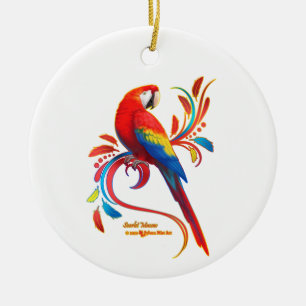 Ornement Scarlet Macaw