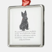 Ornement Scottie Keepsaké (Gauche)