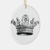 Ornement simple vintage de couronne… (Droite)