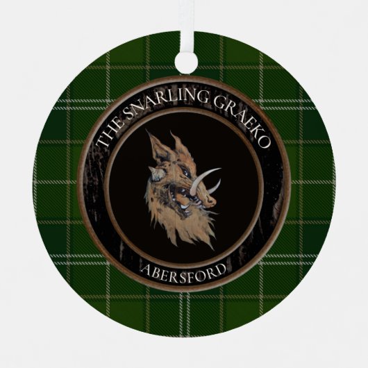 Ornement Snarling Graeko Xmas (Recto)