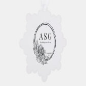 Ornement Snowflake ASG avec logo (Droite)