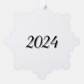 Ornement Snowflake ASG avec logo (Verso)