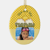 Ornement solaire vert et jaune (Droite)