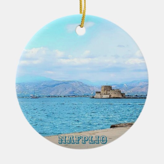 Ornement souvenir de Nafplio Grèce (Devant)
