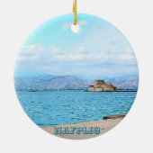Ornement souvenir de Nafplio Grèce (Dos)