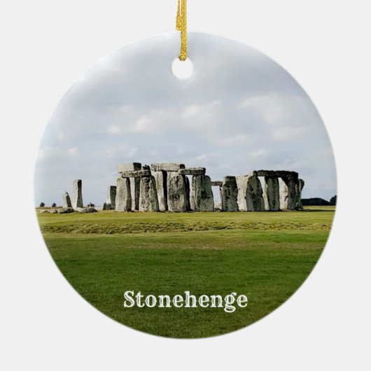 Ornement souvenir de Stonehenge Angleterre (Dos)