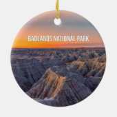 Ornement souvenir du parc national des Badlands (Dos)