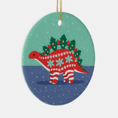 Ornement Stegosaurus Holly Lights Aglow (Droite)