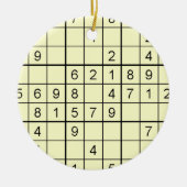 Ornement Sudoku Jaune (Devant)