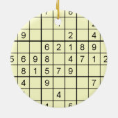 Ornement Sudoku Jaune (Dos)