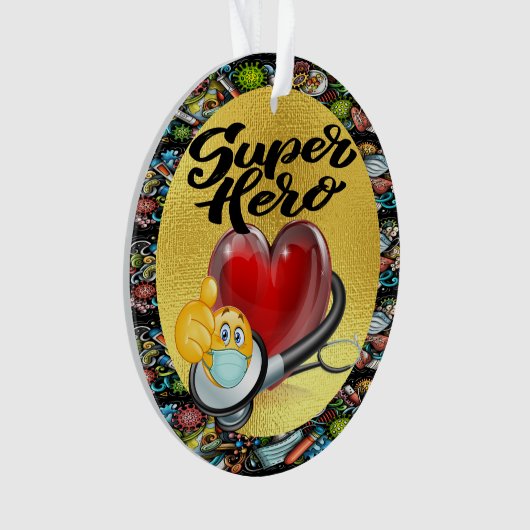 Ornement super héros (devant)