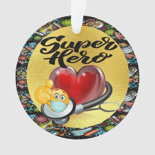 Ornement super héros (devant)