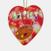 Ornement Tie Dye pour Artiste (Gauche)