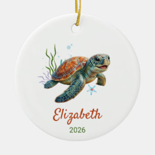 Ornement Tortue,Animaux Marins,Cadeau Pour Petit-F