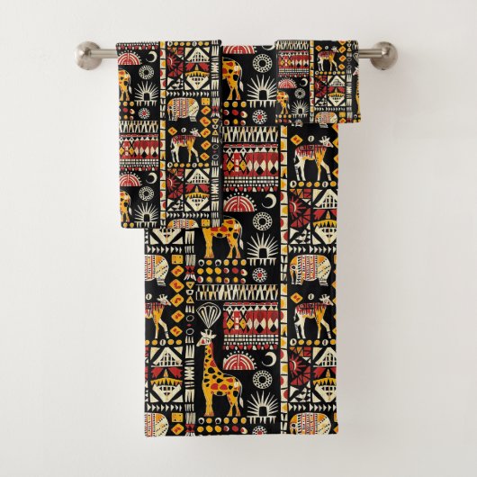 Ornement traditionnel ethnique africain, patte tri (En situation)