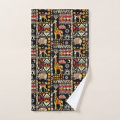 Ornement traditionnel ethnique africain, patte tri (Serviette à main)