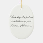 Ornement très mauvais de jour des cheveux de (Dos)