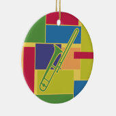 Ornement Trombone Colorblocks (Droite)