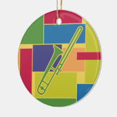 Ornement Trombone Colorblocks (Gauche)