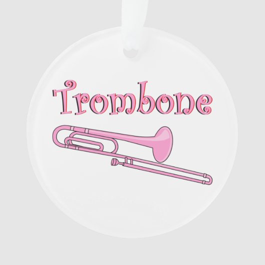 Ornement Trombone Rose (devant)
