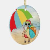 Ornement tropical de Noël de Père Noël (Droite)