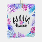 Ornement tropical d'Hawaï | d'aquarelle Aloha (Droite)