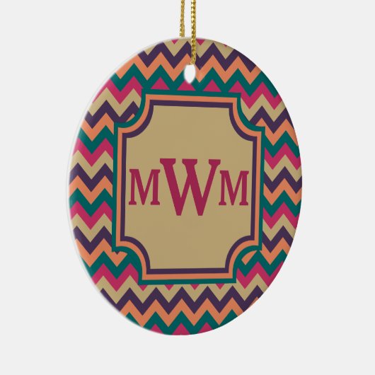 Ornement Tropical Zigzag (Droite)