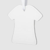 Ornement Tshirt Acrylique Faites votre propre (devant)