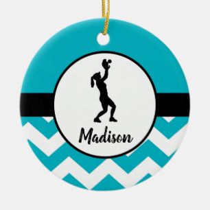 Ornement turquoise du base-ball