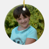 Ornement turquoise mignon fait sur commande de (Dos)